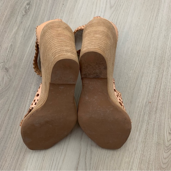 Jeffrey Campbell | Tan Clara Sandals Wedge | Size 8 - Picture 5 of 8